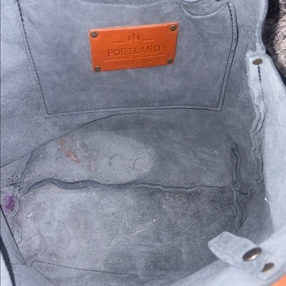 Portland Leather Goods Purse Bag Tote Handbag - Picture 13 of 13